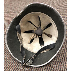 Bulgarian Aluminum Fireman Helmet - Used