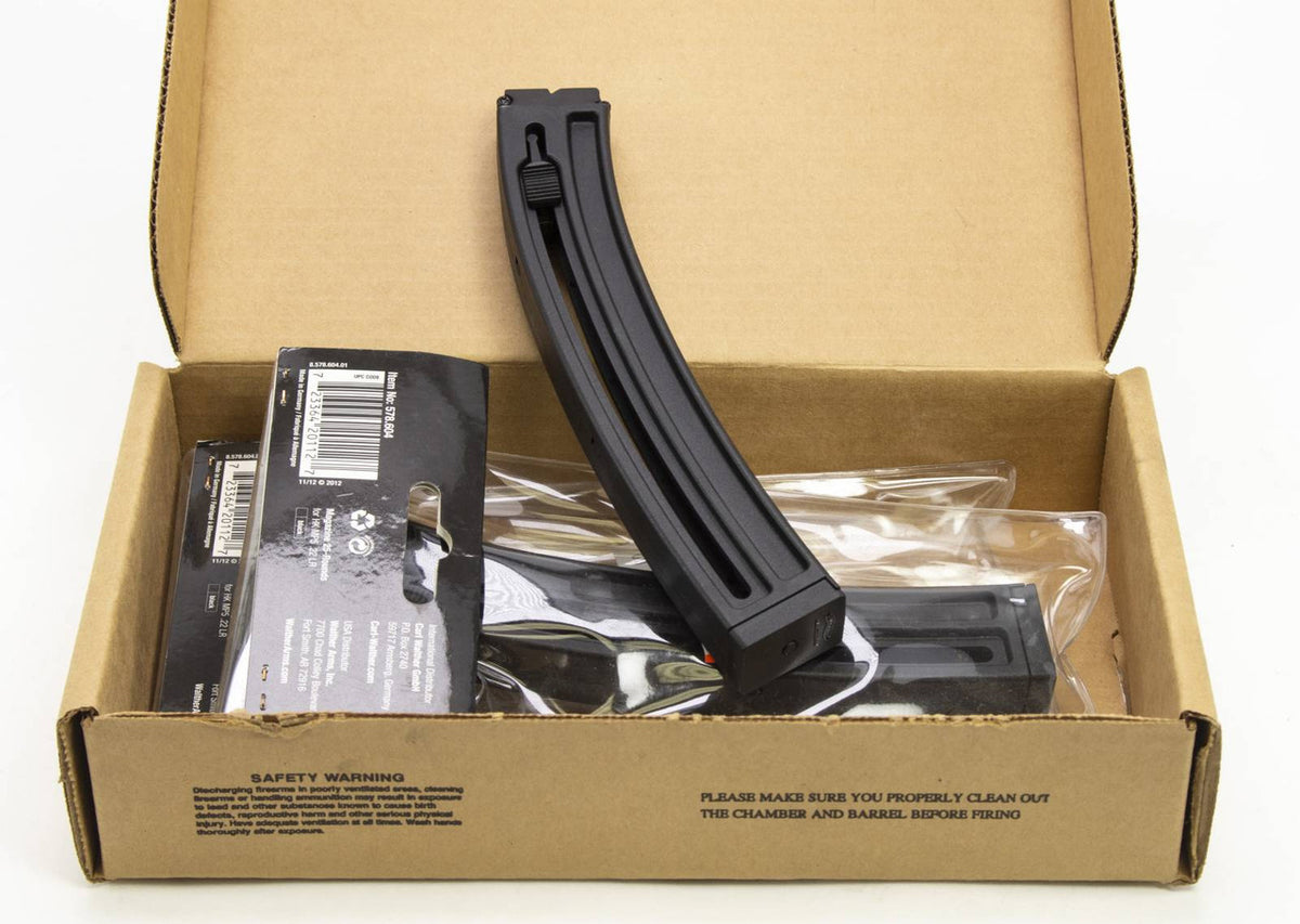 2 NEW HECKLER&KOCH MP5 TACTICAL RIMFIRE .22LR 25RD MAGS