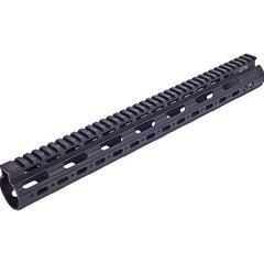 UTG Pro MTU019SS Pro Slim Rail KeyMod AR-15 Black Hardcoat Anodized Aluminum 15 Picatinny