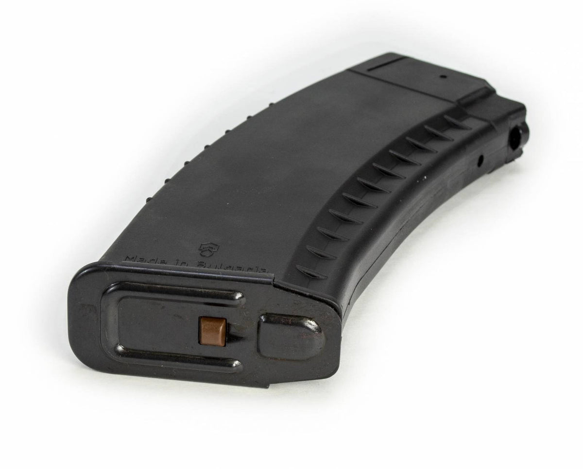 Bulgarian AK-74 5.45x39 30rd Black Polymer Mag with Steel Feeding Lips and Locking Lug
