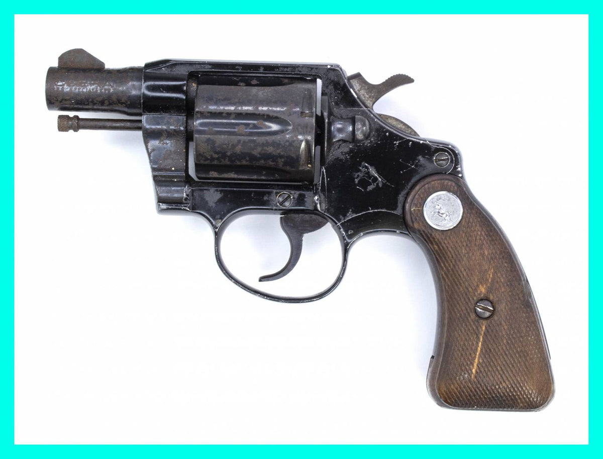 COLT COBRA 1ST MODEL 38 SPL 2 BARREL FIXED SIGHT BLUED