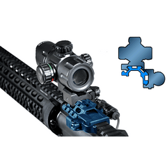 UTG 4-Rail 3-Slot Angle Mount w/QD Level Locking System