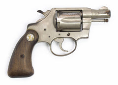Colt Detective Special Revolver, .38 Special, 2 Barrel, Nickel8634