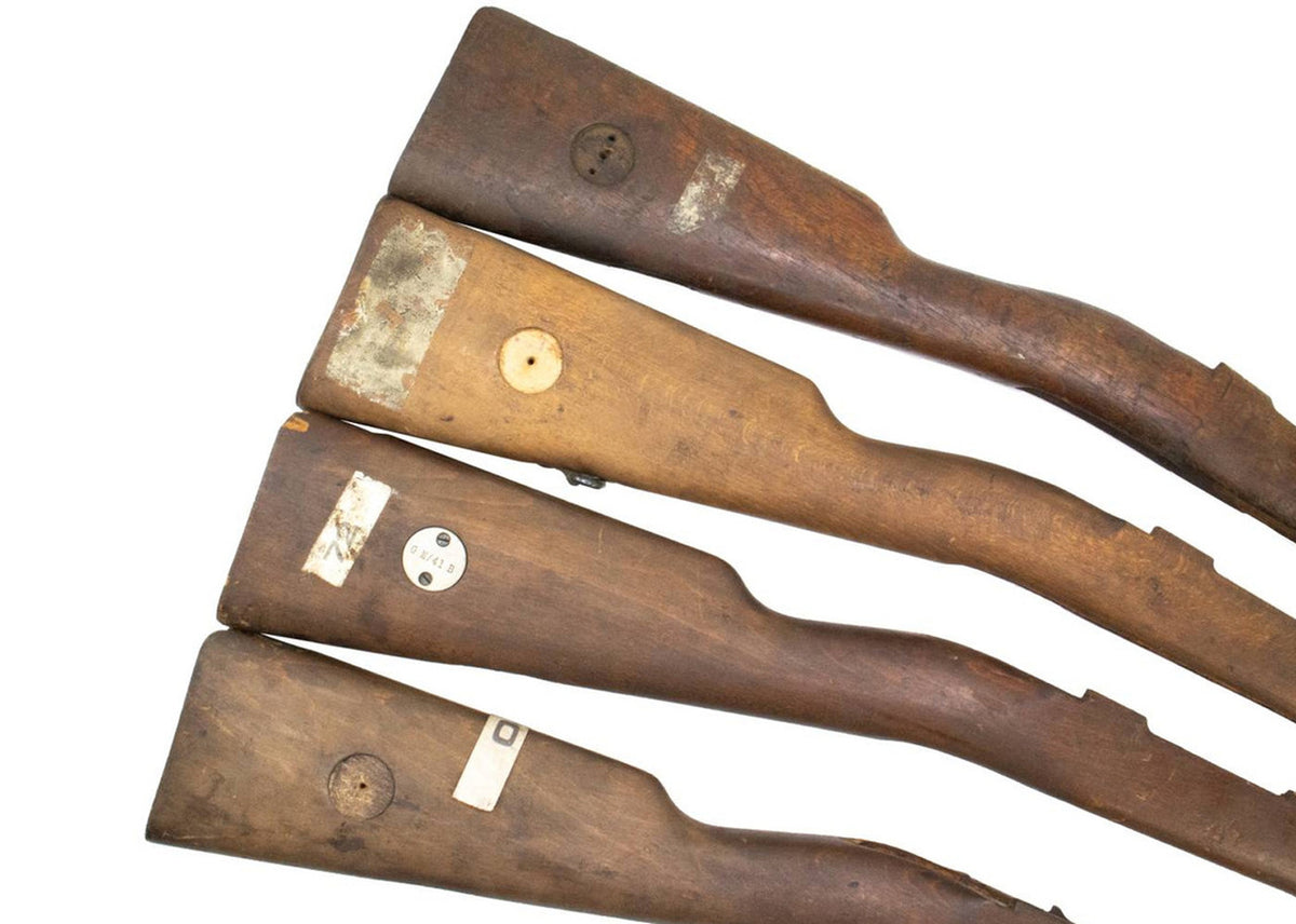 Swedish Mauser M96 1896 Rifle Hardwood Stock - Left Side Optic Cut - No Cracks