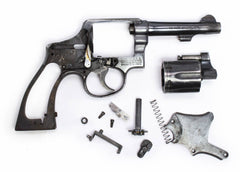 S&W 10-5 38 SPECIAL 4 BARREL SQUARE BUTT BLUED REVOLVER