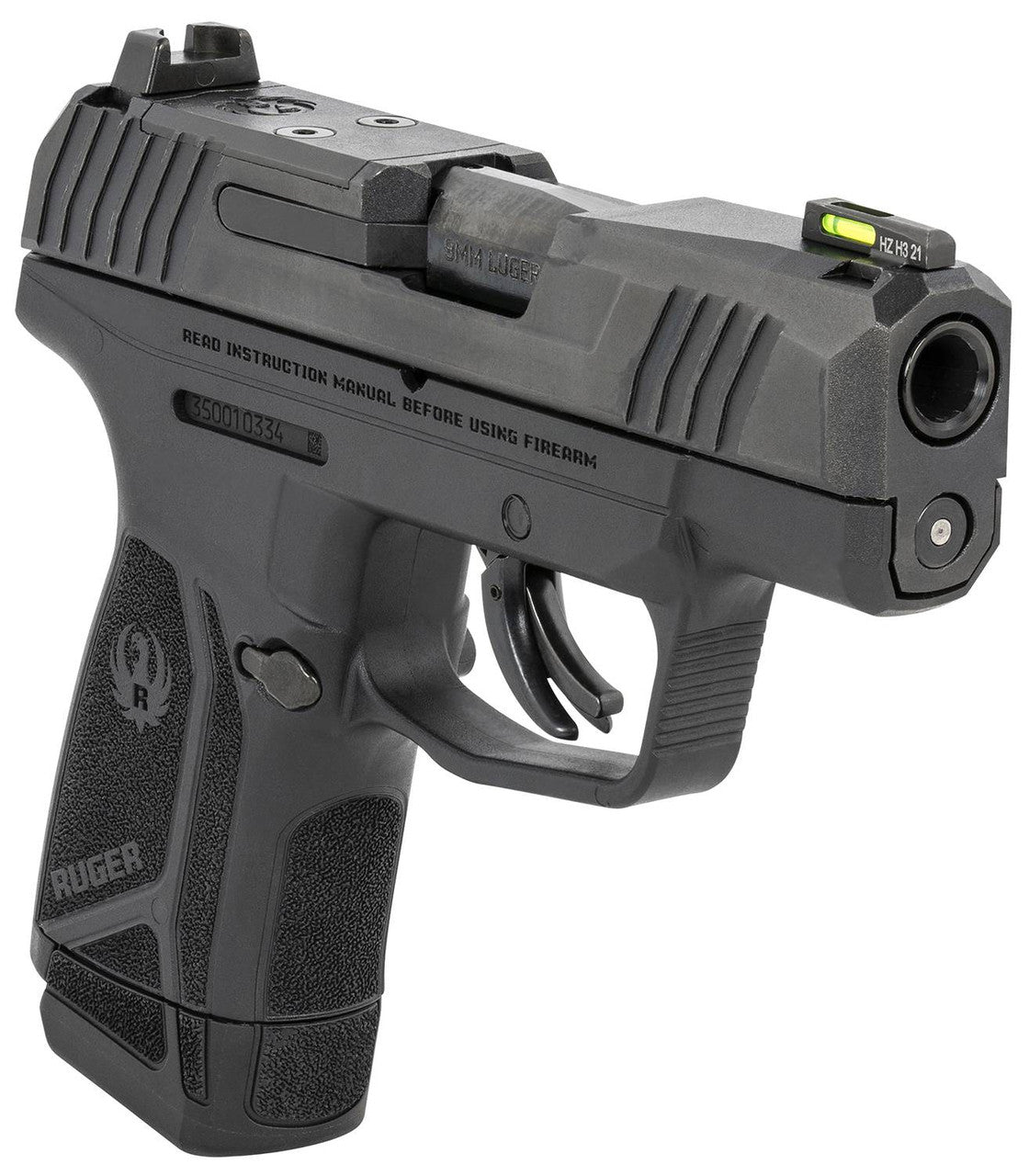Ruger 3503 Max-9 Pro Optic Ready 9mm Luger 3.20 10+1,12+1 Black Black Oxide Steel Slide Black Polymer Grip