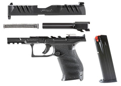 Walther Arms 2851229 PDP Compact Optic Ready 9mm Luger 4 15+1 Black Black Steel Slide Performance Duty Textured Black Polymer Grip