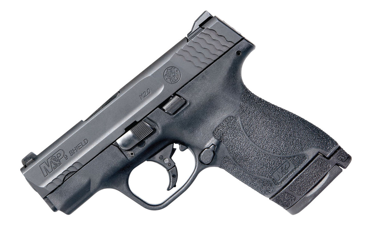 Smith & Wesson 11808 M&P Shield M2.0 9mm Luger 3.10 7+1 & 8+1 Black Armornite Stainless Steel Black Polymer Grip