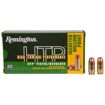 Remington Ammunition RTP45AP2 HTP  45 ACP 185 gr Jacketed Hollow Point (JHP) 50 Bx/ 10 Cs