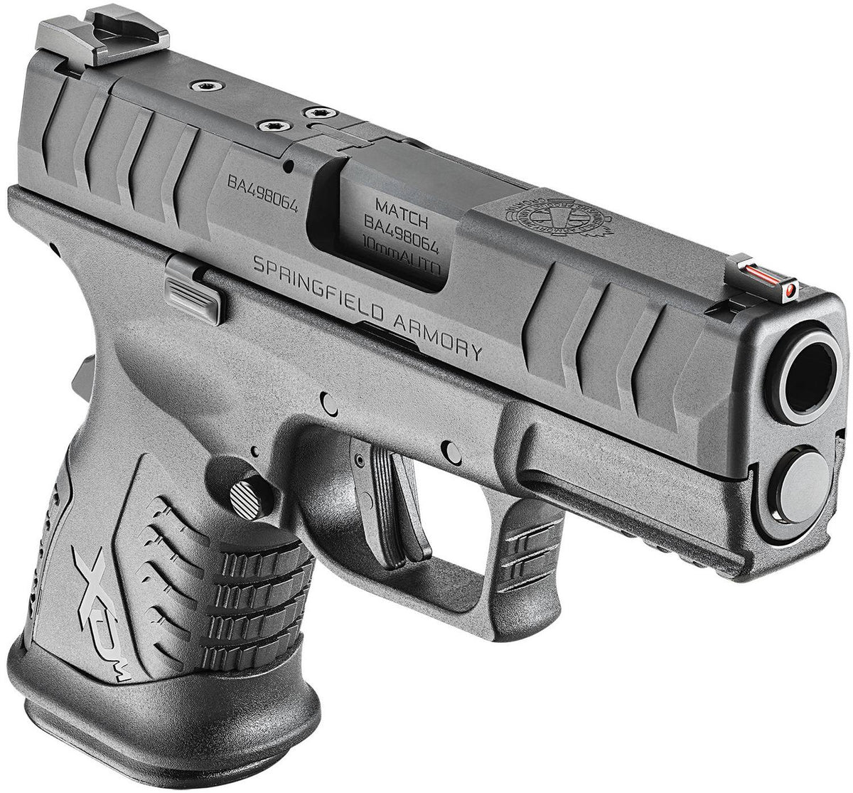 Springfield Armory XDME93810CBHCOSP XD-M Elite Compact OSP 10mm Auto 3.80 11+1 Black Melonite Steel Slide/Barrel with Optic Cut Black Interchangeable Backstrap Grip Includes 2 Mags