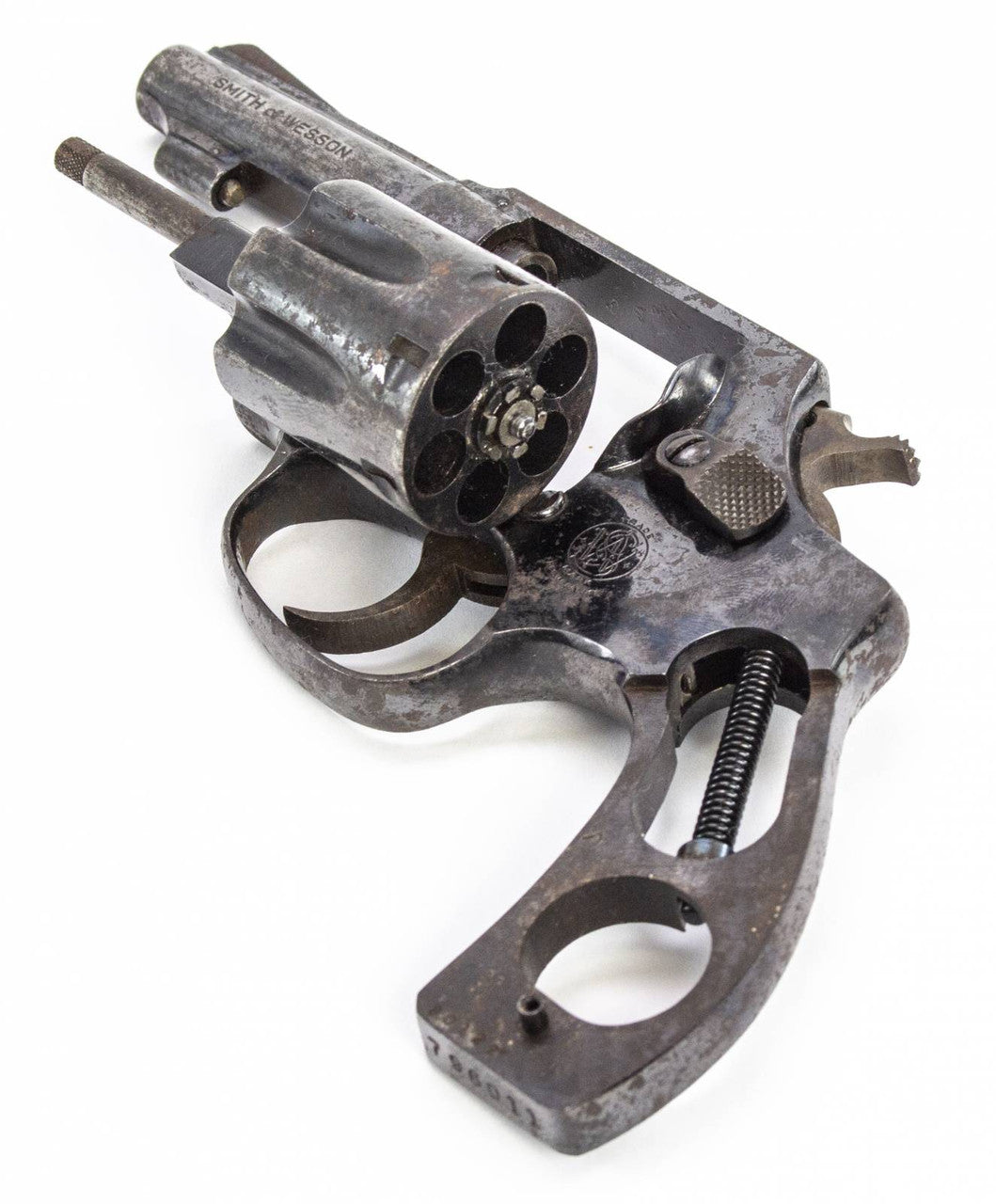 S&W 30-1 32 S&W LONG 3 BBL FIXED SIGHTS ROUND BUTT BLUED6097