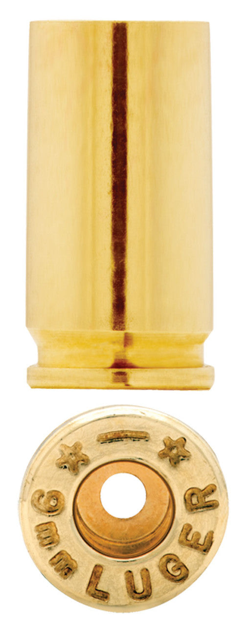 Starline Brass Handgun 9mm Luger Unprimed Brass 100 Per Bag