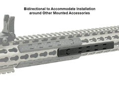 UTG LOW PRO 5.5 KM RAIL CVR 7PK BLK