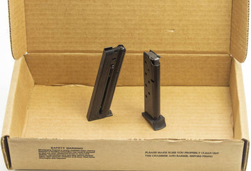 1 USED S&W .22CAL 5RD MAG, 1 USED DH380, .380ACP 7RD MAG