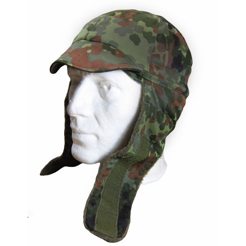 3-Pack German Flectarn Camo Winter Cap - Large - Used