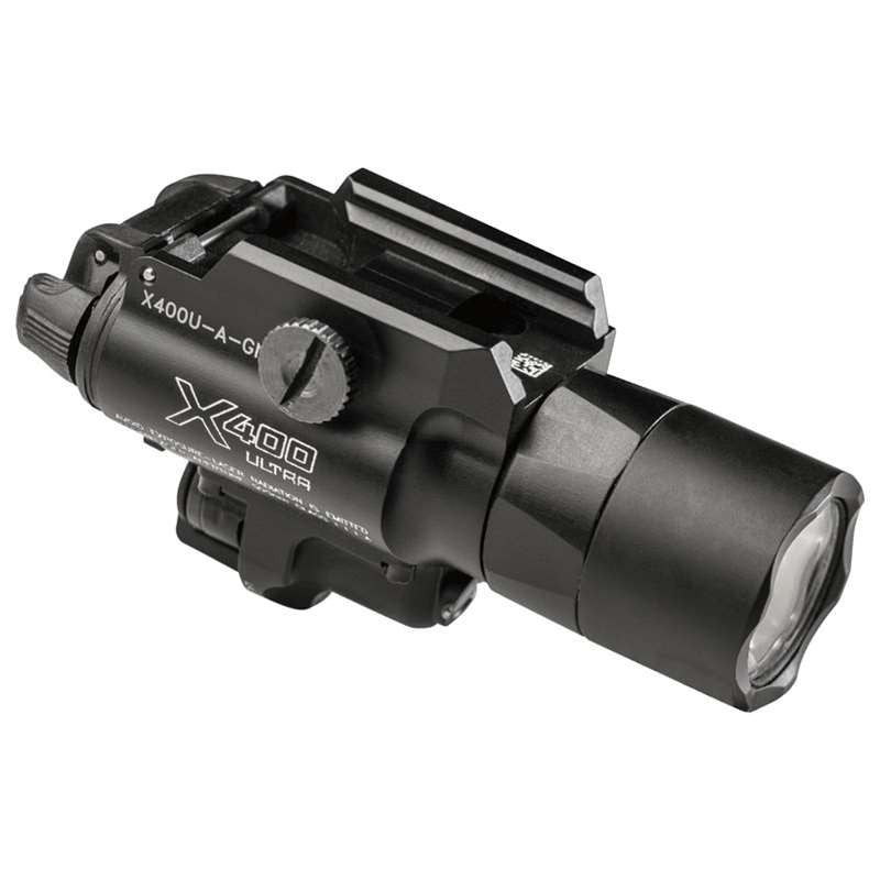 Surefire X400UARD X400U  Universal Clear LED 1000 Lumens/635 nm Red Laser Black Anodized Aluminum