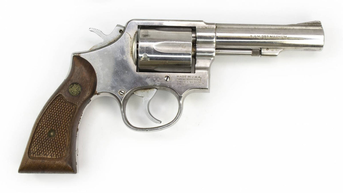 S&W 65-3 Revolver, .357 Magnum, 4" Barrel, Stainless Steel-