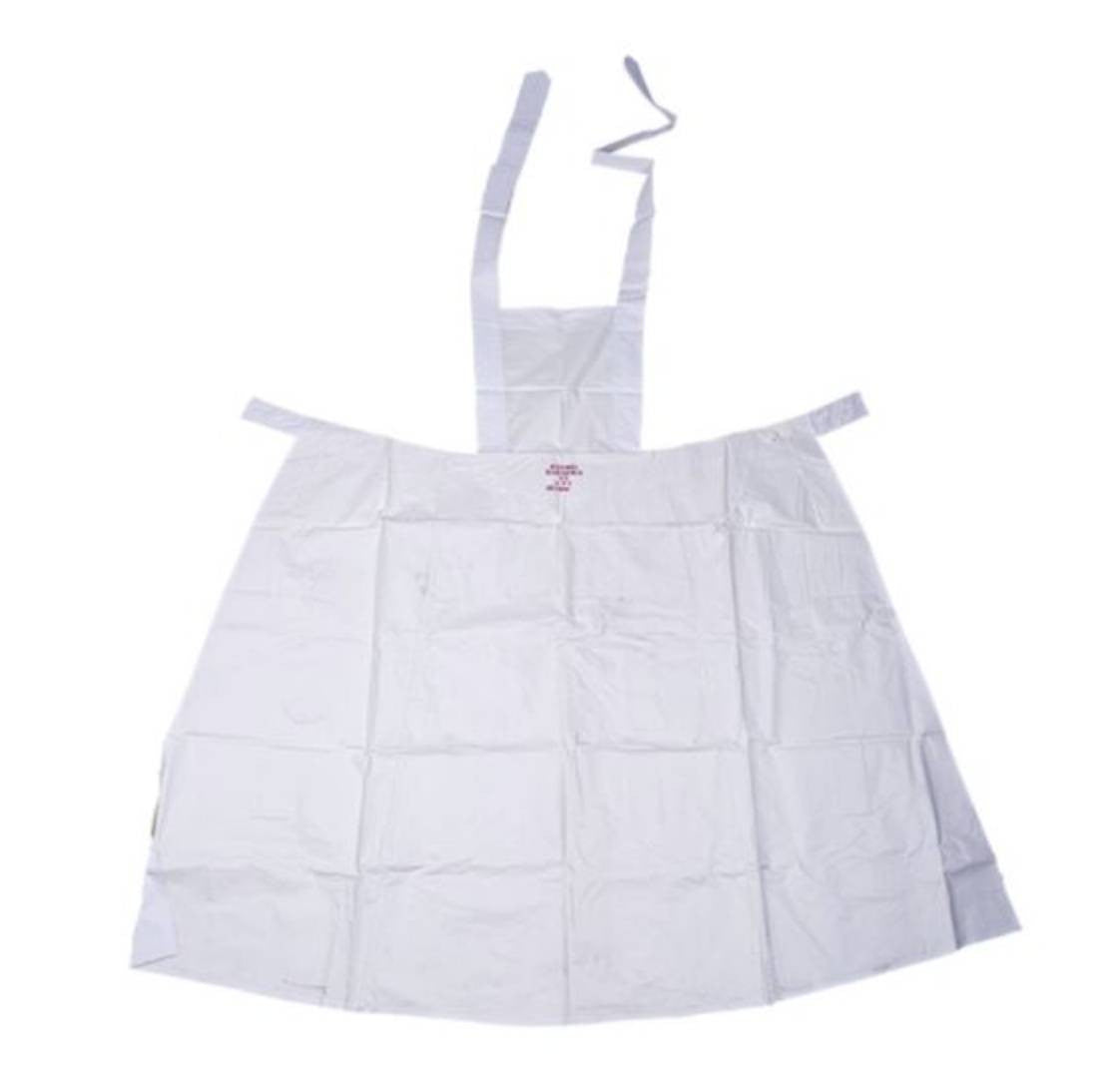 German White Rubber Apron - Like New