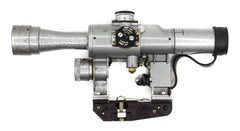 SVD Dragunov Scope 4x24 POSP - 1000m Range Finding Reticule Calibrated For 1.7m Height- Red Illuminated Reticle