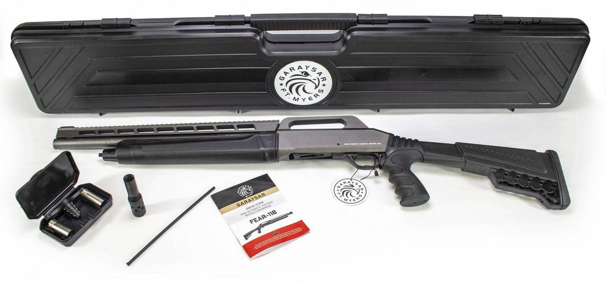 Garaysar FEAR118 12 Gauge Semi-Auto Shotgun Tactical Gray