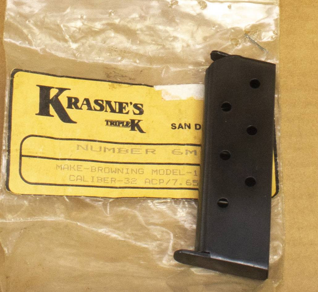 (1) NEW TRIPLE K BROWNING 1900 32ACP 7RD MAGAZINE