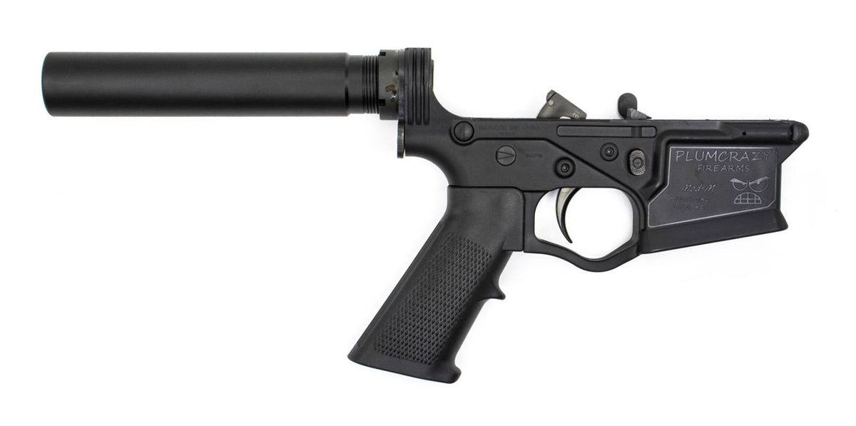 PlumCrazy Firearms Mod-M Complete Pistol Lower Receiver - Black