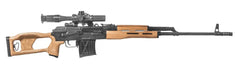 Century PSL-54 7.62x54mmR 10+1 24.50 Brown Fixed Thumbhole Stock Black Right Hand 1220