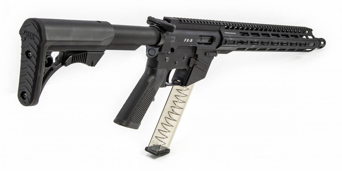 Freedom Ordnance FX-9 Carbine 9mm Luger 16 31+1 Black Hard Coat Anodized 6 Position Stock
