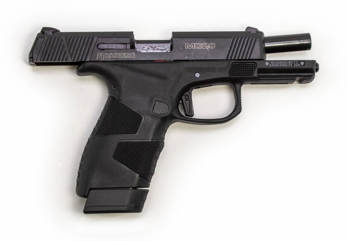 Mossberg 9mm Luger 15+1, 89012 MC-2 Compact 3.90 Matte Black Stainless Steel DLC Slide Black Polymer Grip