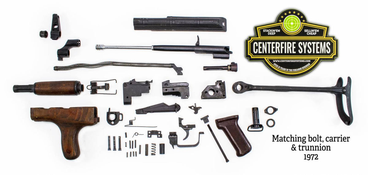 Romanian 1972 Model 65 AKM-47 7.62x39 Underfolder Parts Kit - Numbers Matching - Good Bluing - Year 1972
