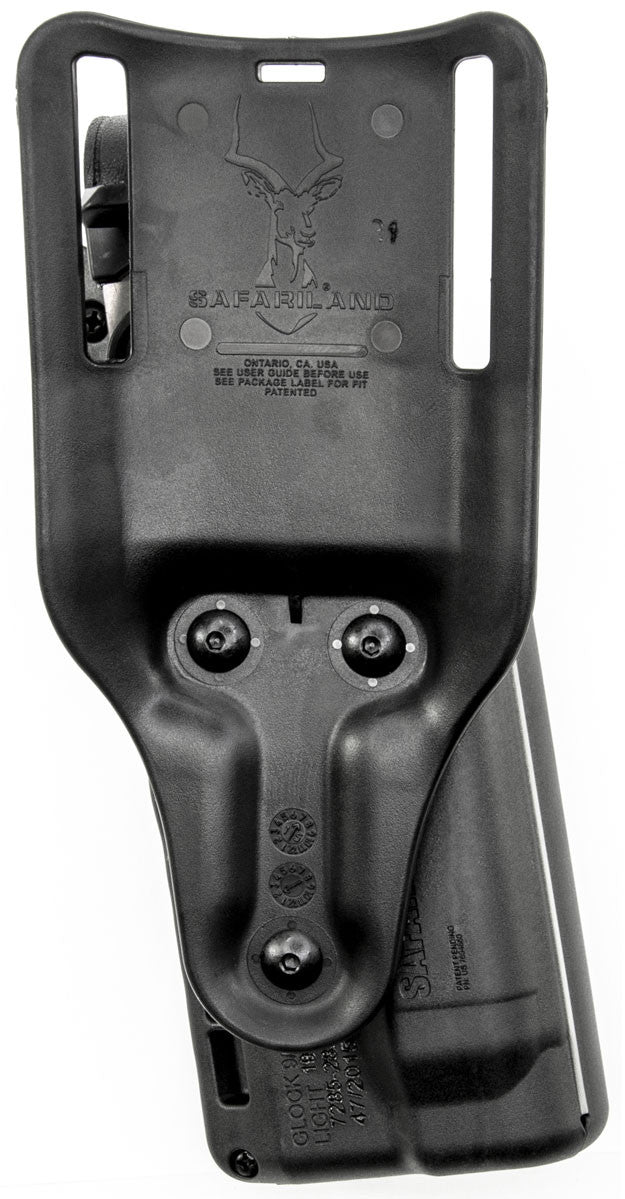Safariland 7TS 7285 SLS Level II Low-Ride Duty Holster - Tac Light - For Glock 19, 23 - Right Hand