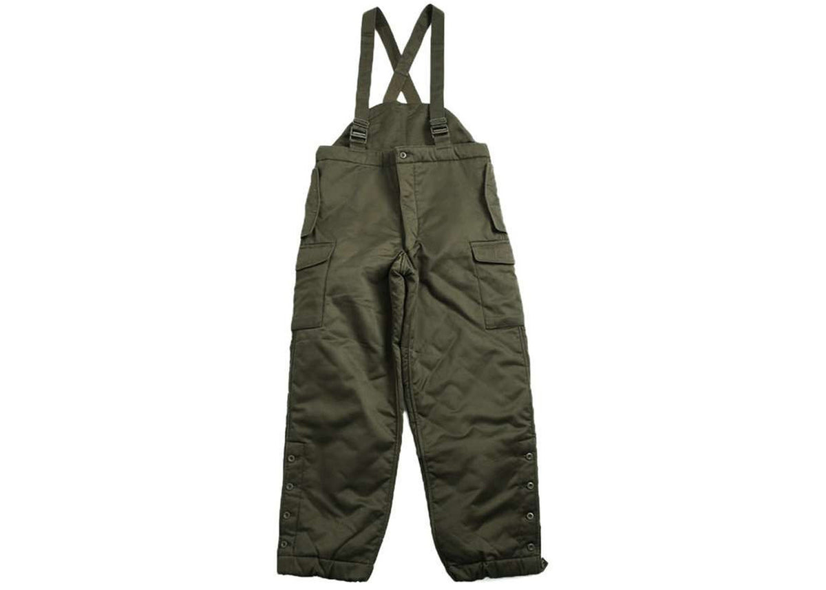 Austrian OD Winter Pants with Suspenders - Medium - Like New