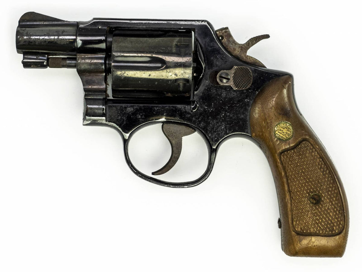 S&W 12-2 Airweight .38 Special 2" Barrel, Blued Round Butt Revolver