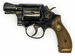 S&W 12-2 Airweight .38 Special 2" Barrel, Blued Round Butt Revolver