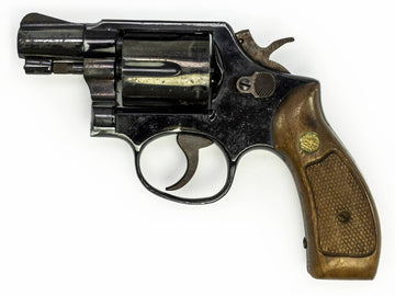 S&W 12-2 Airweight .38 Special 2" Barrel, Blued Round Butt Revolver