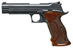 Sig Sauer 210A9TGT P210 Target SAO 9mm Luger 5 8+1 Black Nitron Walnut Target Grip Adjustable Sights