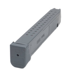 Glock Compatible 9mm 33rd BATTLESHIP GRAY Reinforced Steel Lined Polymer Magazine