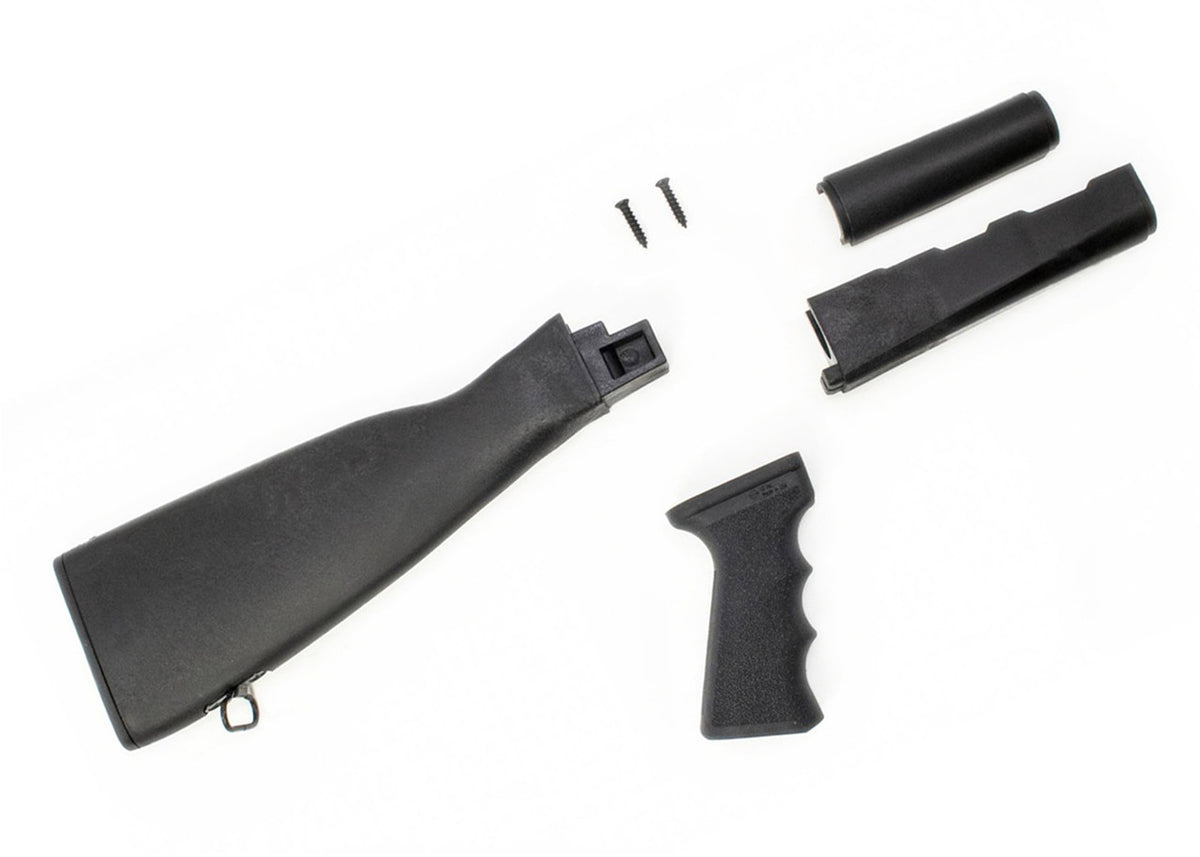 US Made AK Stock Set Black - 4 Piece