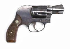 S&W 49 Revolver, .38 Special, 2 Barrel, Fixed Sights, Round Butt Blued6316