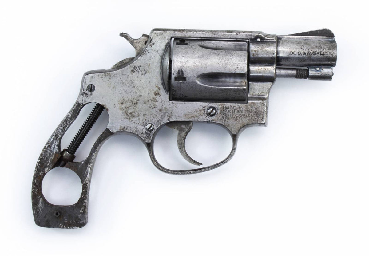 S&W 36, .38 SPECIAL 2 BARREL FIXED SIGHTS ROUND BUTT BLUED1670