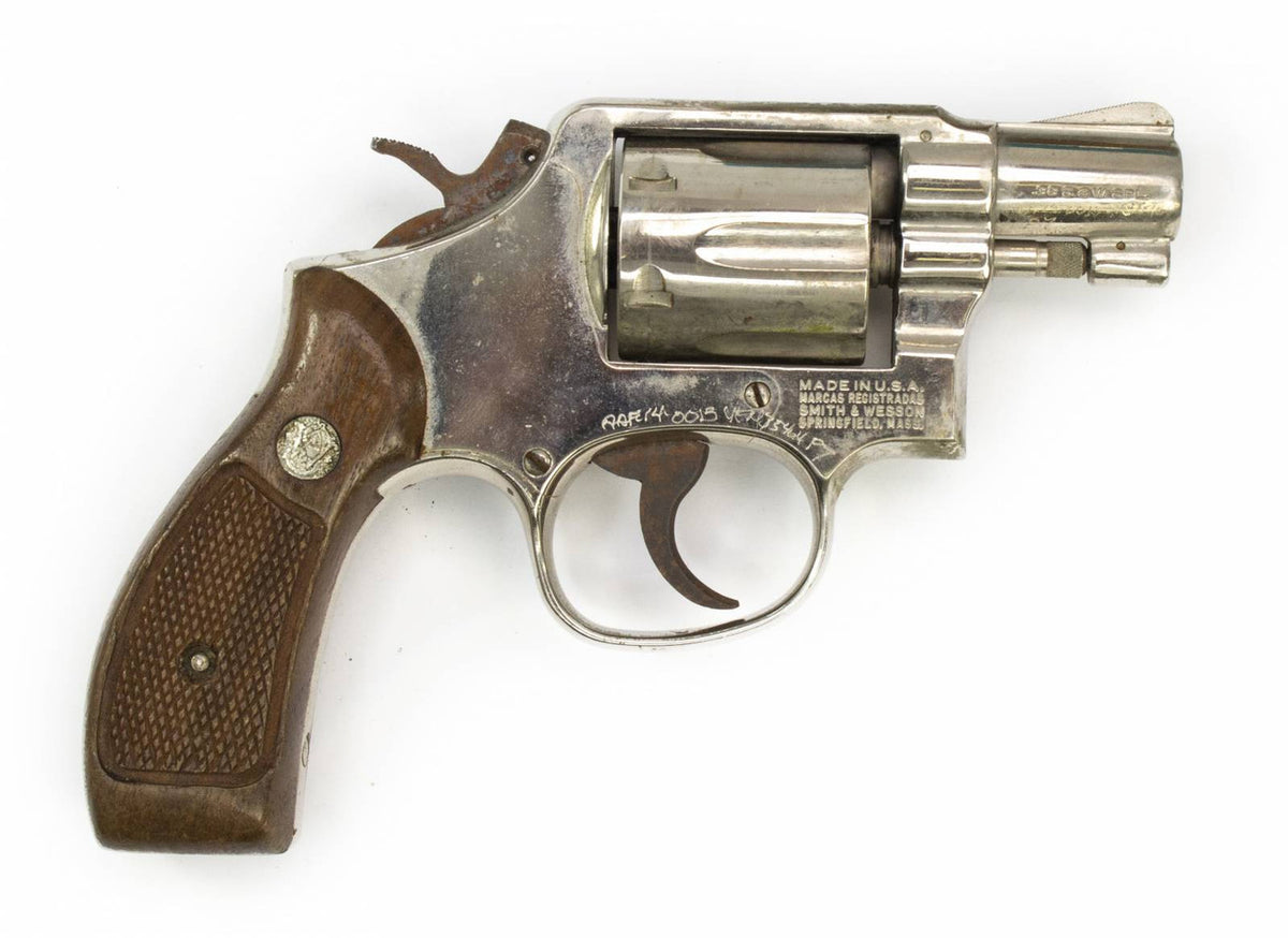 S&W 10-7 38SPL 2 BBL ROUND BUTT NICKEL