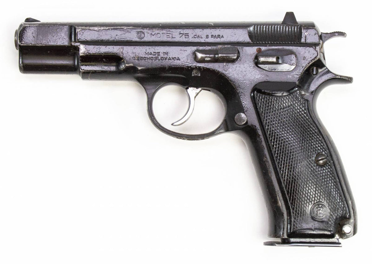 Ceska CZ75 9mm Caliber Black Pistol - Used Condition7870