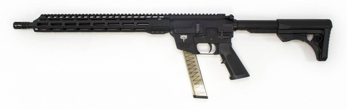 Freedom Ordnance FX-9 Carbine 9mm Luger 16 31+1 Black Hard Coat Anodized 6 Position Stock