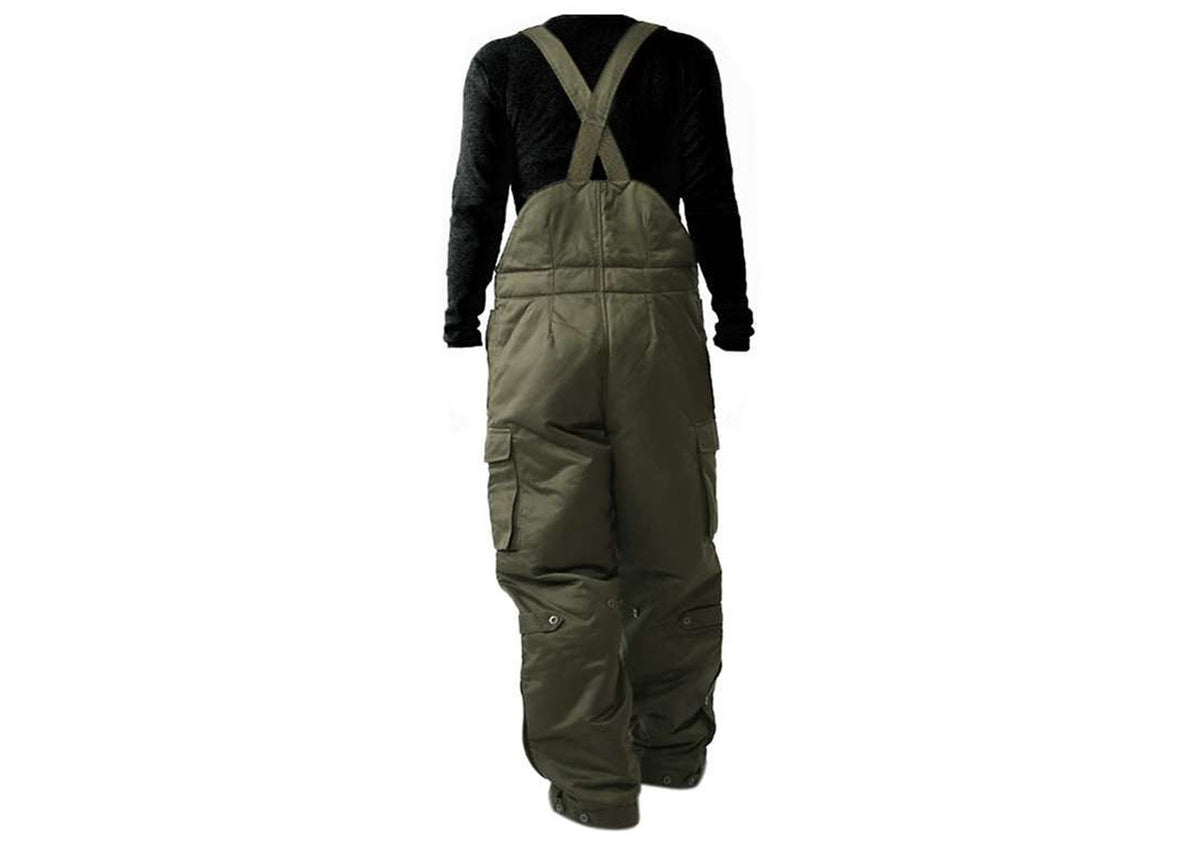 Austrian OD Winter Pants with Suspenders - Medium - Like New