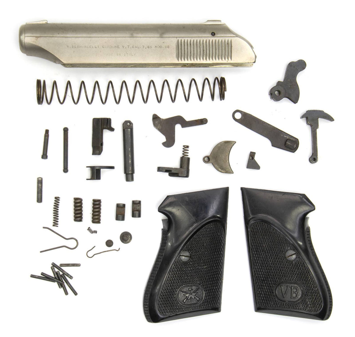 Bernardelli Model 60, 7.65mm/.32 cal. Parts kit - Chrome slide Good, condition