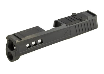 TRUE PRECISION SIG P365 SLIDE W/RMS CUT & PLATE BLK DLC