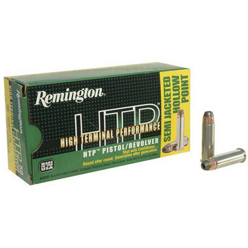 Remington Ammunition RPT38S10 HTP  38 Special +P 110 gr Semi-Jacketed Hollow Point (SJHP) 50 Bx/ 10 Cs