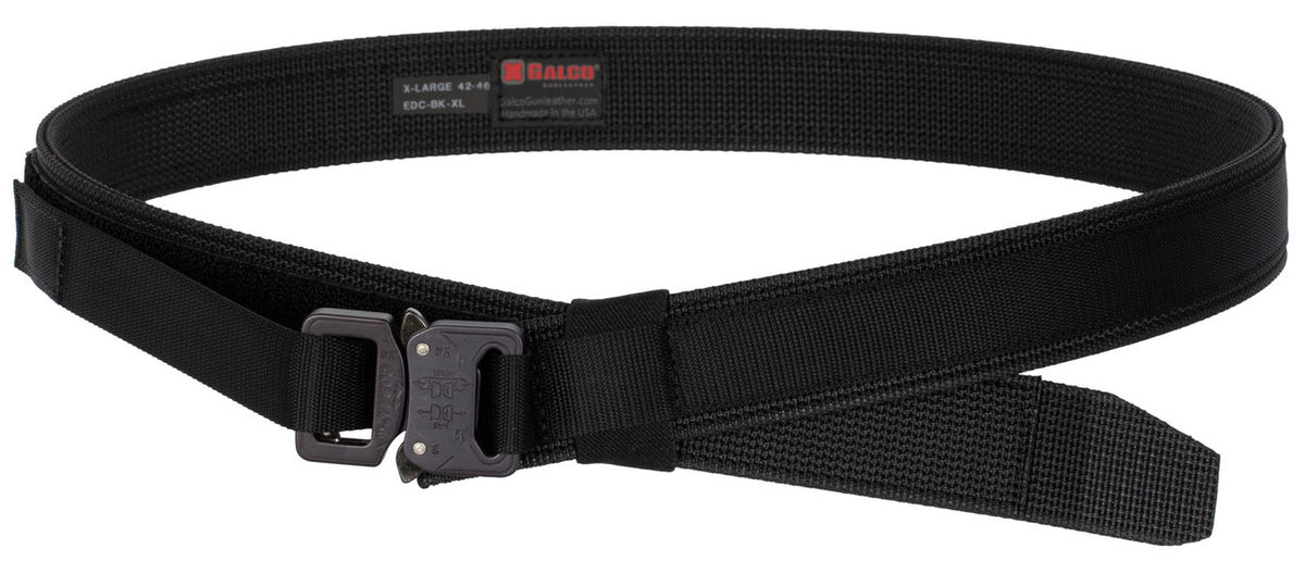 Galco EDCBKXL Everyday Carry  42-46 Black Nylon Webbing