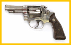 S&W 31-1 .32 S&W LONG 3 BARREL SQUARE BUTT FIXED SGTHS NICKEL