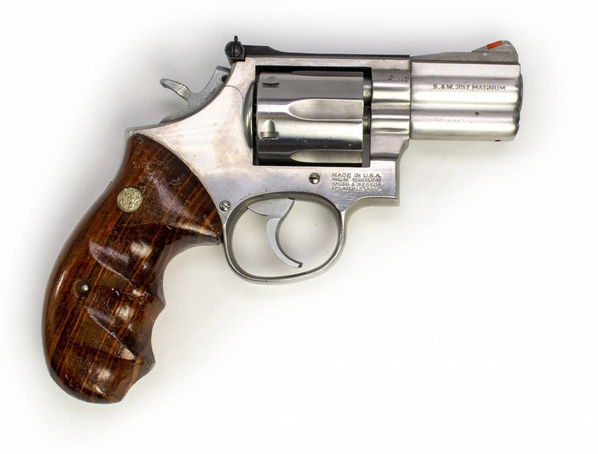 S&W 686-1 357 MAG 2.5 BARREL STAINLESS STEEL REVOLVER-USED